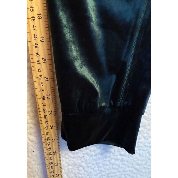 Anthropologie Saturday Sunday Olive Green Velvet Velour Casual Jogger Pants M - Picture 5 of 8